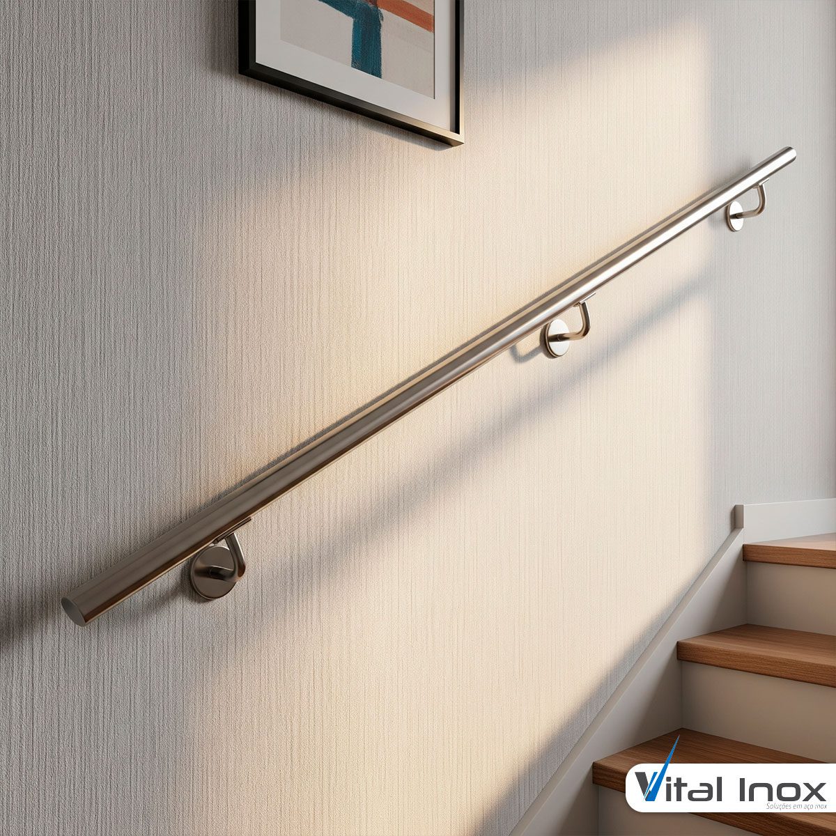 Corrimão de Parede em Inox