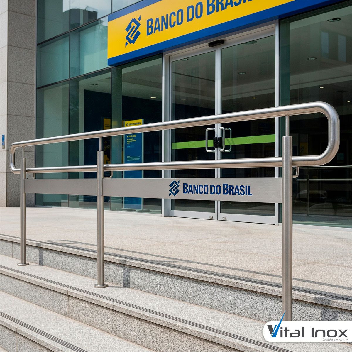Corrimão Inox