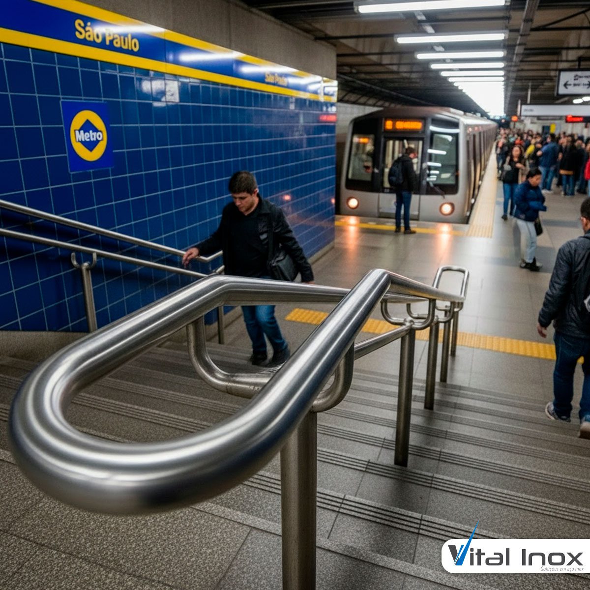 Corrimão Inox